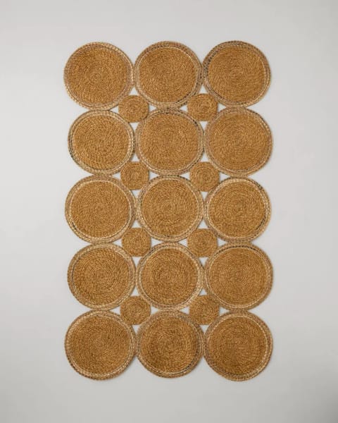 فرش تزئینی جوت Lauri 90x150 سانتی‌متر بژ
