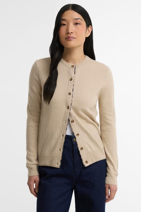 پلیور بافت Barbour Pendle مدل BE54 Honey Birchwood Tartan