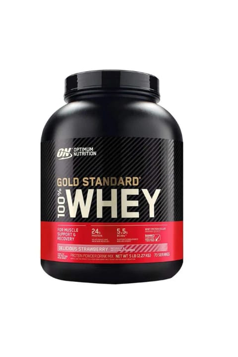 ON Optimum Nutrition Gold Standard Whey Protein Tozu - توت فرنگی - 2.2 کیلوگرم
