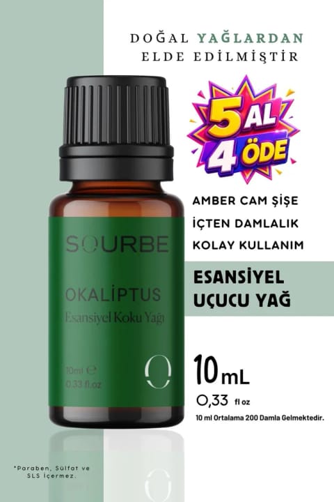 SOURBE اکالیپتوس اسانس روغن معطر