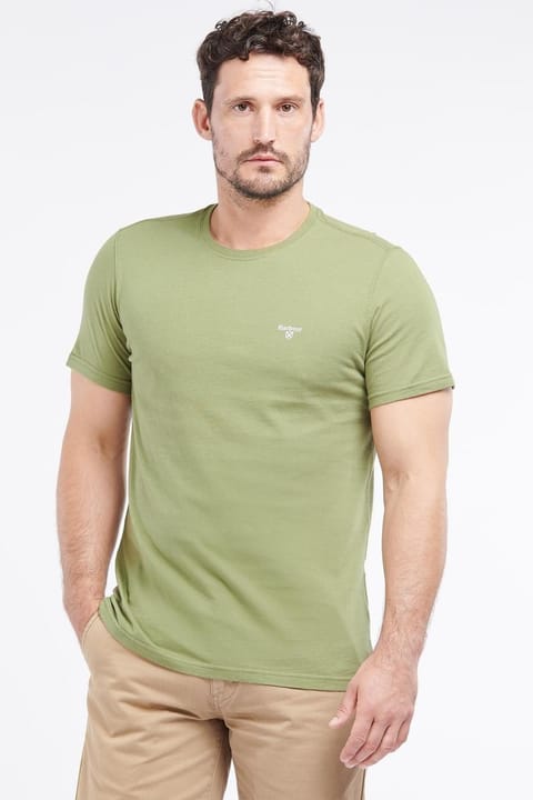 تی‌شرت اسپرت Barbour مدل Ol39 رنگ زیتونی سوخته