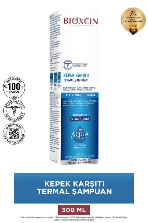 شامپو ضد شوره Bioxcin آکواترمال 300 میلی‌لیتر