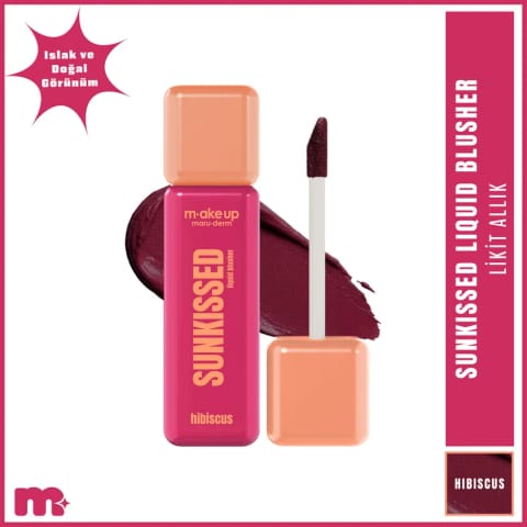 Maruderm Make Up Sunkissed Liquid Blush Hibiscus