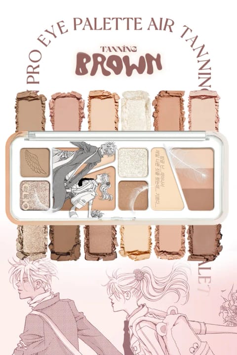 پالت سایه چشم CLIO Pro Eye Palette — 15 Tanning Brown