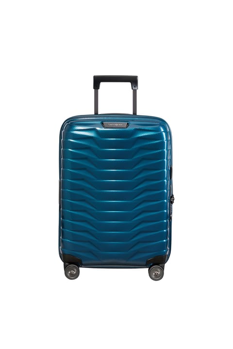 چرخ‌دار Samsonite Proxis سرمه‌ای - چمدان کابین آکاردئونی ۴ چرخ ۵۵ سانتی