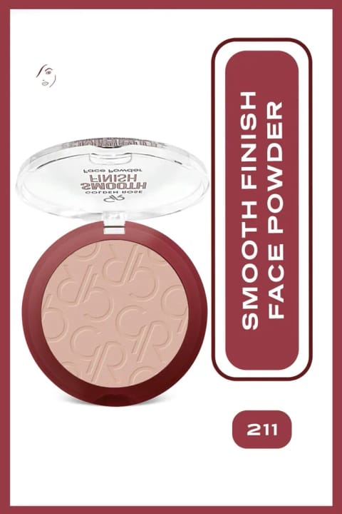 Golden Rose پودر صورت Smooth Finish شماره 211