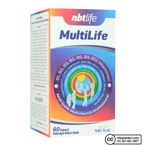 Nbt Life Multilife Multivitamin 60 کپسول