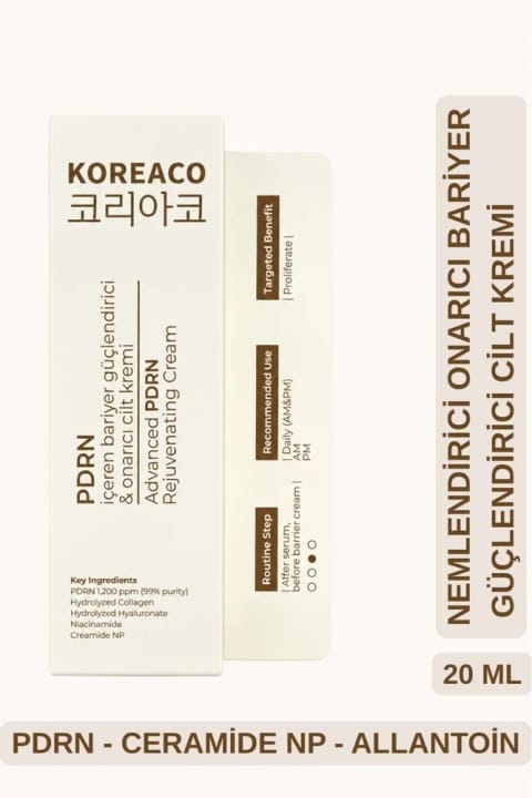 کرم صورت تقویت کننده سد پوستی KOREACO PDRN