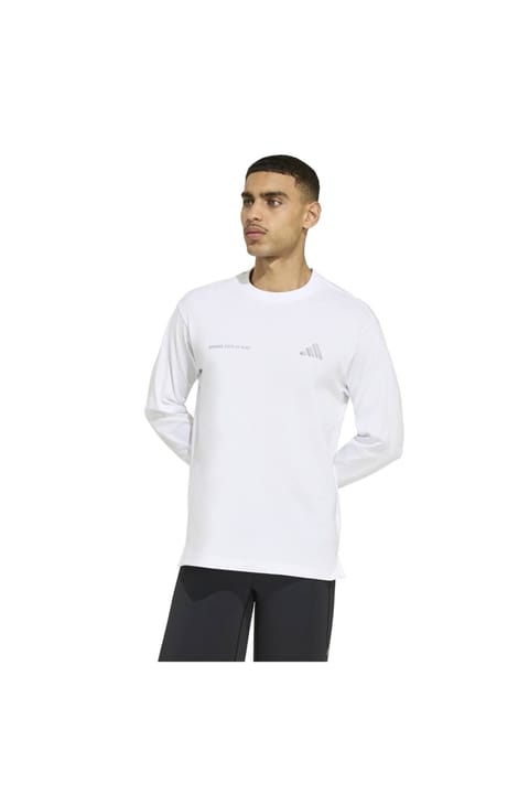 تیشرت مردانه ساده یقه گرد آستین بلند adidas KS0488 RCC LS UF سفید