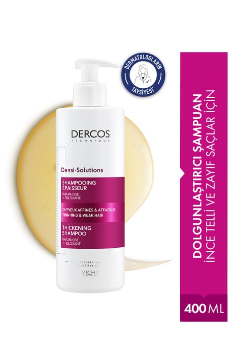 شامپو Dercos Densi-Solutions حجم‌دهنده ۴۰۰ میلی‌لیتر