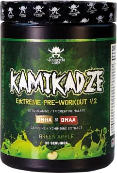 پیش‌تمرینی Warrior Labz KAMIKADZE طعم سیب سبز