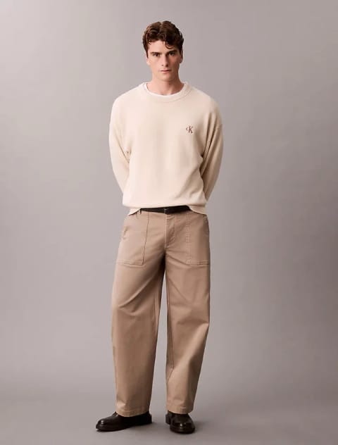 پلیور یقه گرد Easy Cotton مردانه کلوین کلاین