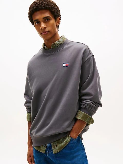 Unisex Tj Rlx Badge Crew Sweatshirt