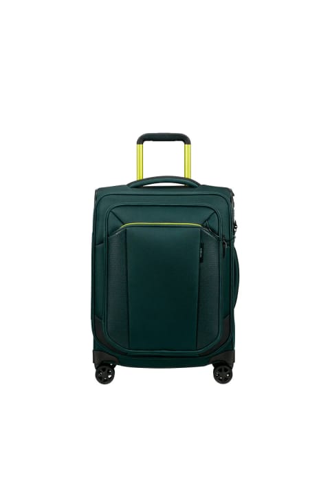 چرخ‌دار Samsonite Respark سبز Spinner 4 چرخ سایز 55 سانتی‌متری کابین