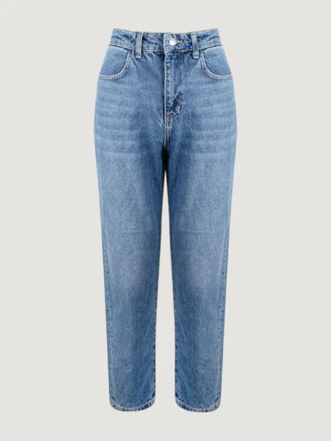 شلوار جین Mom Fit - Light Indigo