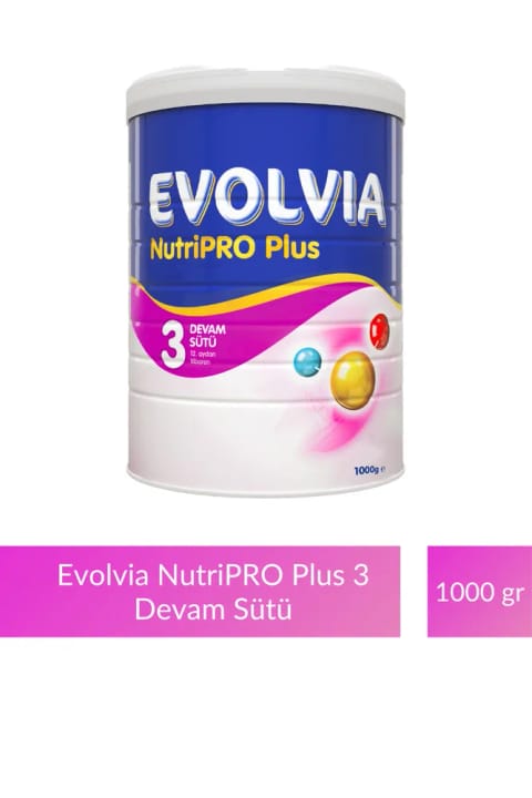 شیر خشک مرحله ۳ Evolvia Nutripro Plus ۱۰۰۰ گرم