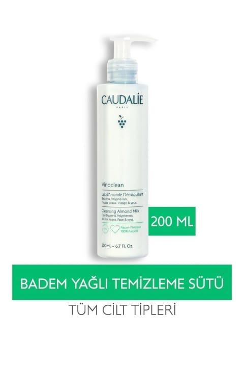 شیر پاککننده بادام Vinoclean Caudalie 200 ml