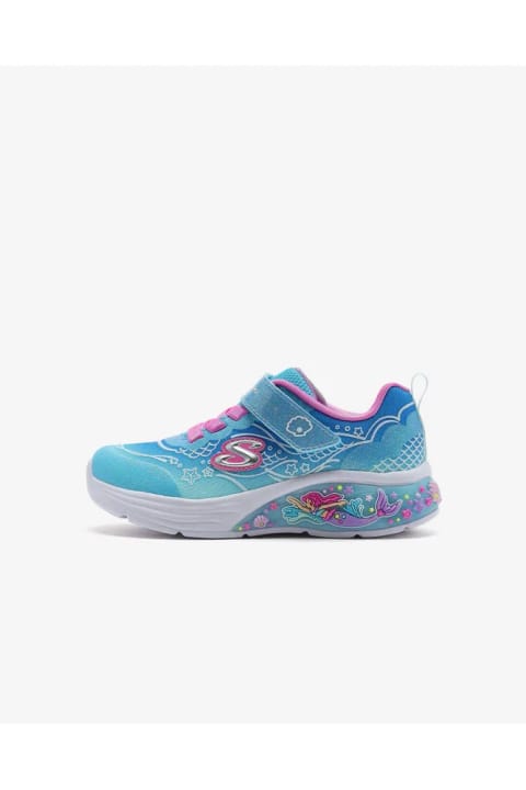 SKECHERS MY DREAMERS - LIL MERMAID کفش اسپرت دختر بچه آبی چراغ‌دار