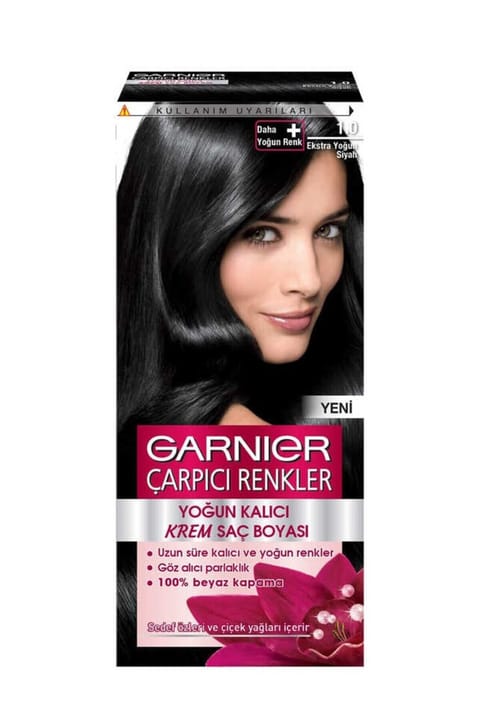 Garnier رنگ موی رنگهای چشمگیر 1.0 مشکی فوقمتمرکز