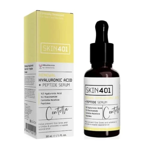 Skin401 سرم ترمیمکننده هیالورونیک اسید + پپتاید ۳۰ میلیلیتر