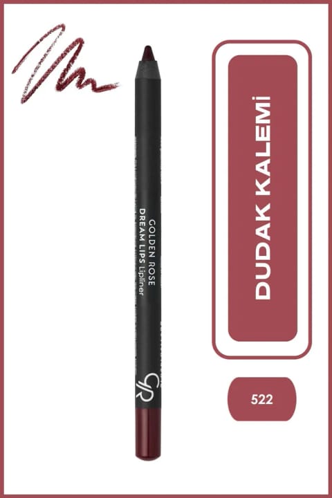Golden Rose Dream Lips Lip Liner 522 – روغن پنبهدانه 1.6 گرم