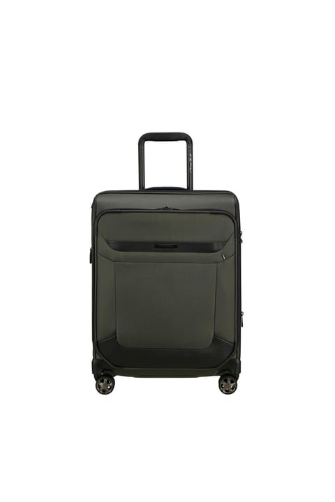 چرخدار کابین Samsonite Pro-Dlx-6 Spinner سبز - آکاردئونی ۴ چرخ ۵۵ سانتی