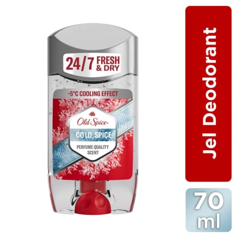 Old Spice Cold Spice دئودورانت ژله‌ای شفاف ضد تعریق مردانه ۷۰ میلی‌لیتر