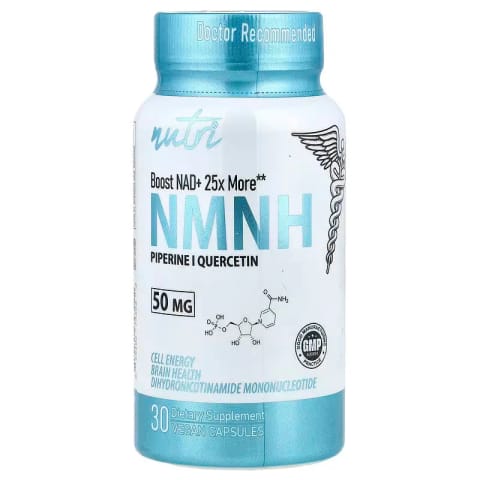Nutri NMNH Dihydronicotinamide Mononucleotide ۳۰ کپسول وگان