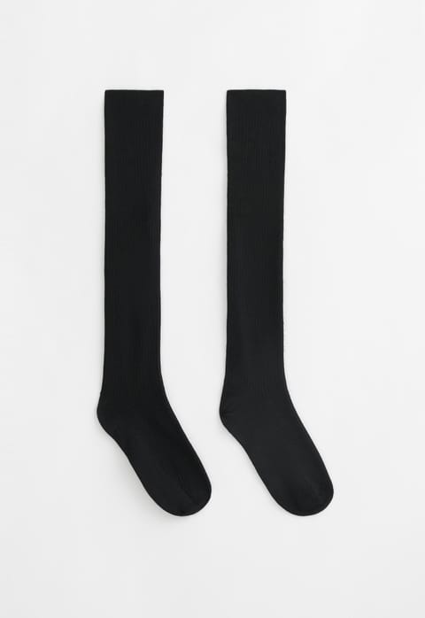 جوراب ساق‌بلند ۶۱٪ modal و ۱۷٪ cashmere