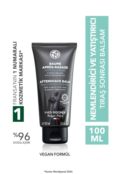 Yves Rocher بالم پس از اصلاح خنککننده و تسکیندهنده - وگان - 100 میلیلیتر