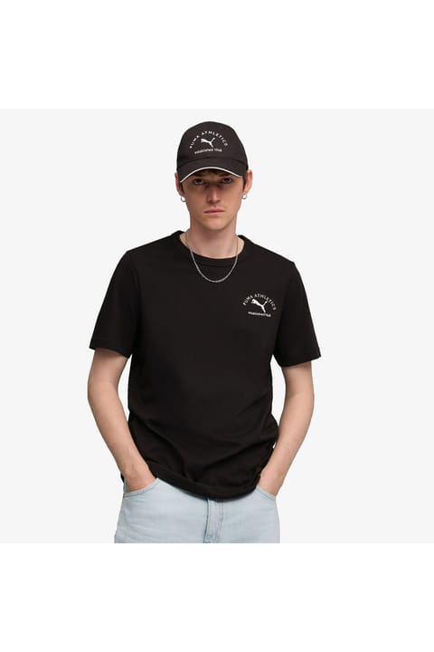 تیشرت Puma مردانه آستین کوتاه یقه گرد بافت ساده