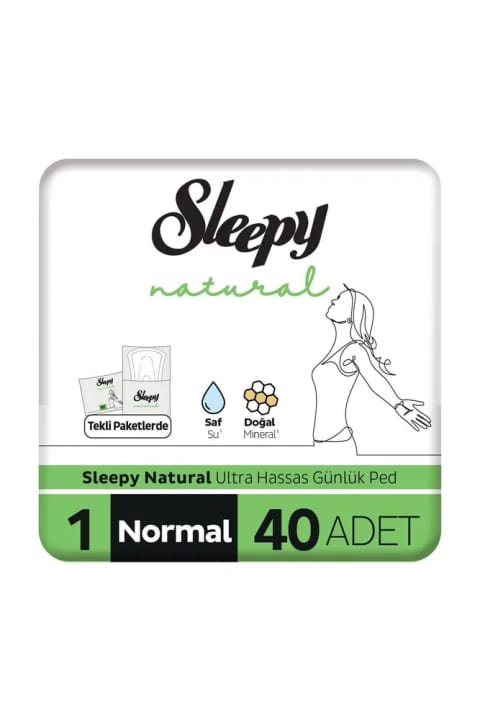Sleepy Natural Ultra Sensitive روزانه نرمال ۴۰ عددی