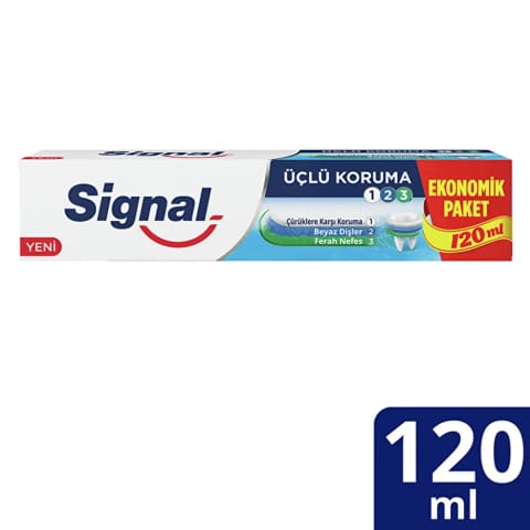 Signal خمیردندان محافظت سه‌گانه ۱۲۰ میلی‌لیتر