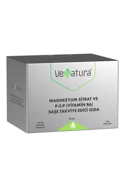 منیزیم سیترات و P-5-P (ویتامین B6) ساشه