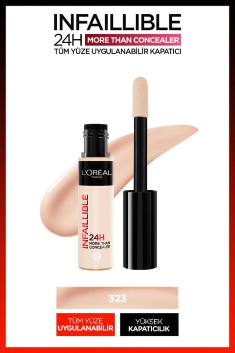 کنسانتره پوشاننده کل صورت لورآل پاریس - Infaillible More Than Concealer