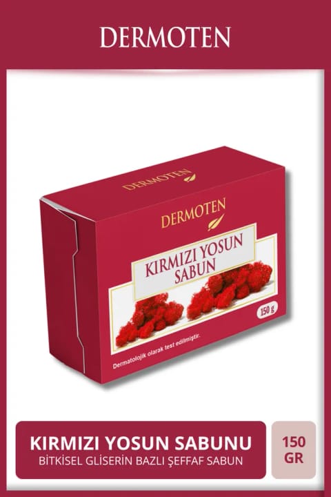 Dermoten صابون جلبک قرمز ۱۵۰ گرم
