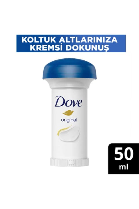 Dove Original استیک دئودورانت زنانه با کرم مرطوبکننده ۱/۴، ۵۰ میلیلیتر