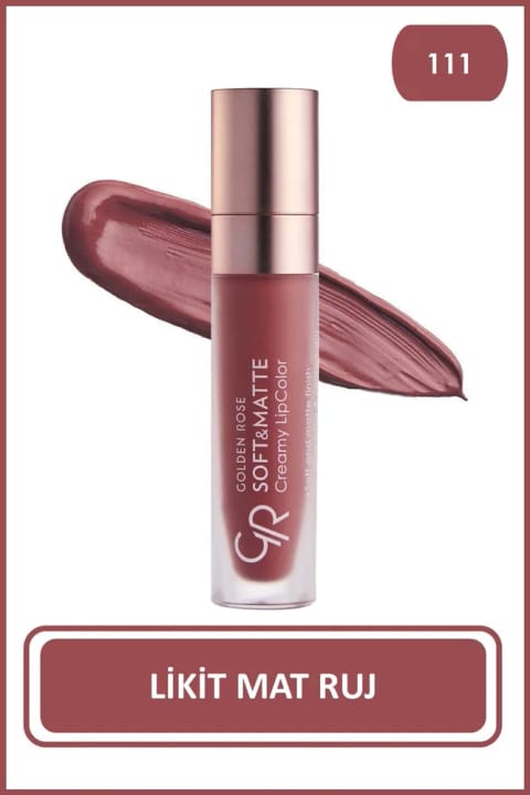 Golden Rose Soft&Matte Creamy Lipcolor - 111 - رژ لب مایع مات و نرم