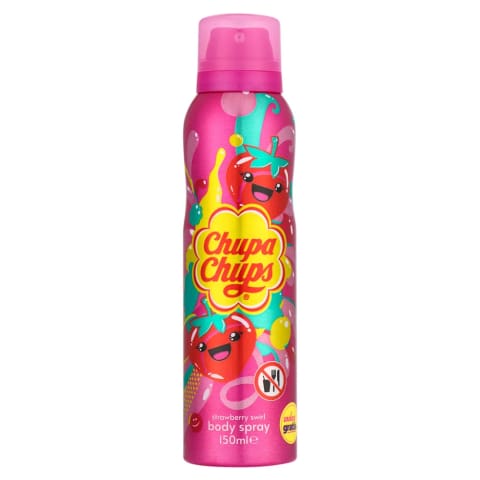 Chupa Chups Strawberry Swirl دئودورانت اسپری بدنی زنانه ۱۵۰ میلی‌لیتر