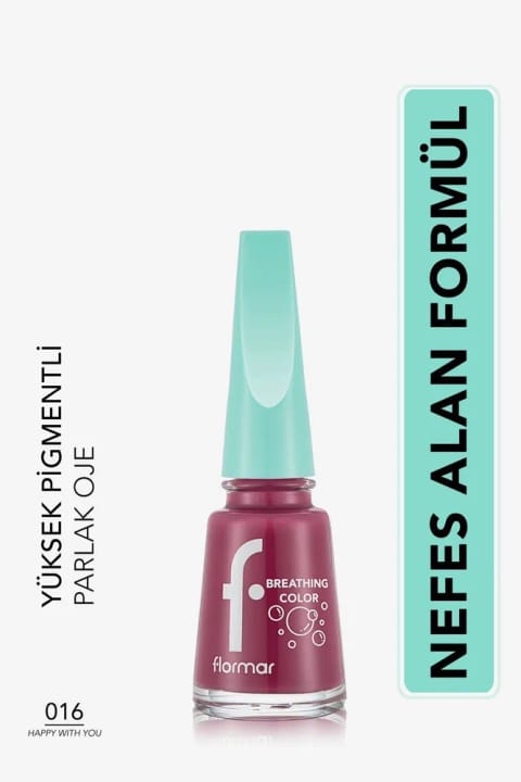 لاک ناخن Breathable Flormar - رنگ 017 More Optimistic