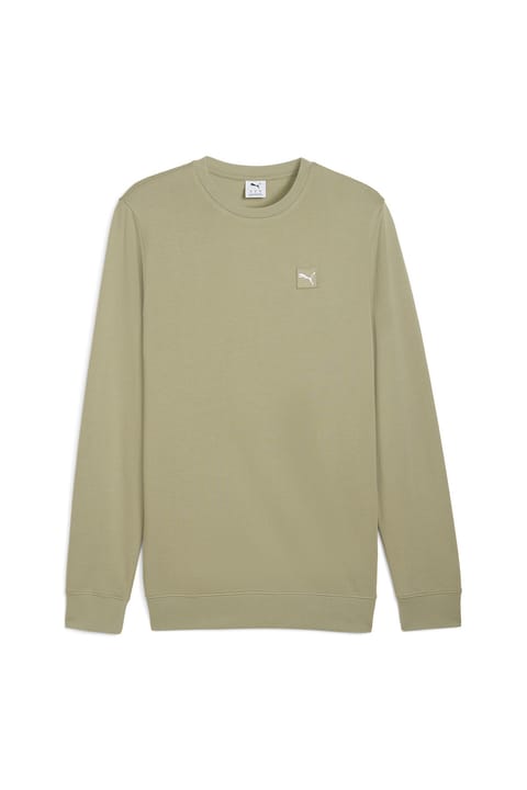 سویشرت مردانه Puma Ess Elevated Crew رنگ سبز استایل روزمره 68472782