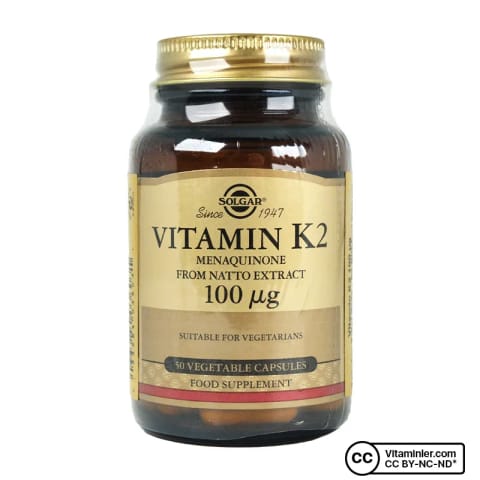 Solgar Vitamin K 100 mcg 50 کپسول