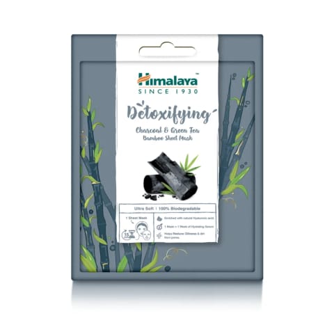 Himalaya ماسک ورقهای سمزدای زغال فعال و چای سبز ۳۰ میلیلیتر