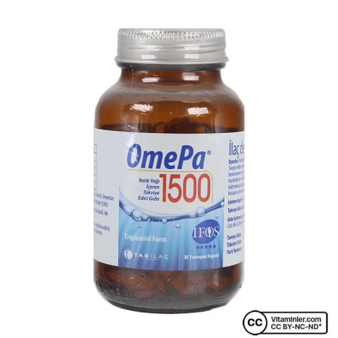 OmePa روغن ماهی 1500 میلیگرم 30 کپسول
