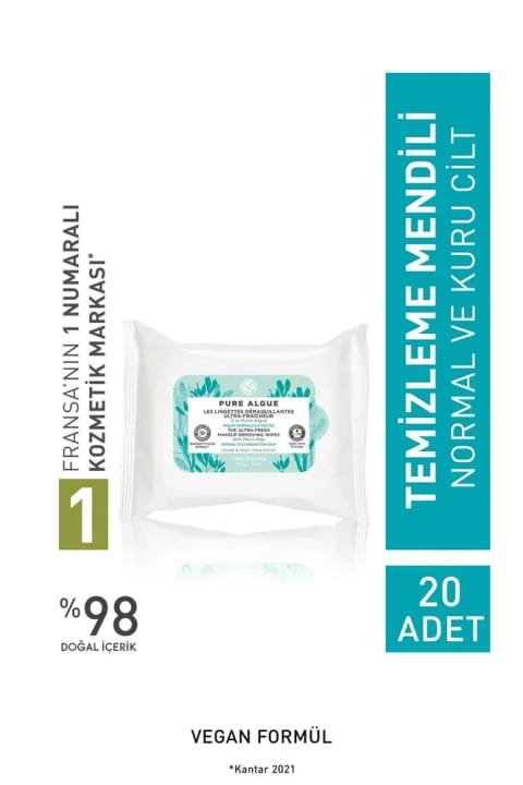 Yves Rocher دستمال پاککننده آرایش آنتیاکسیدان و پریبیوتیک برای همه انواع پوست