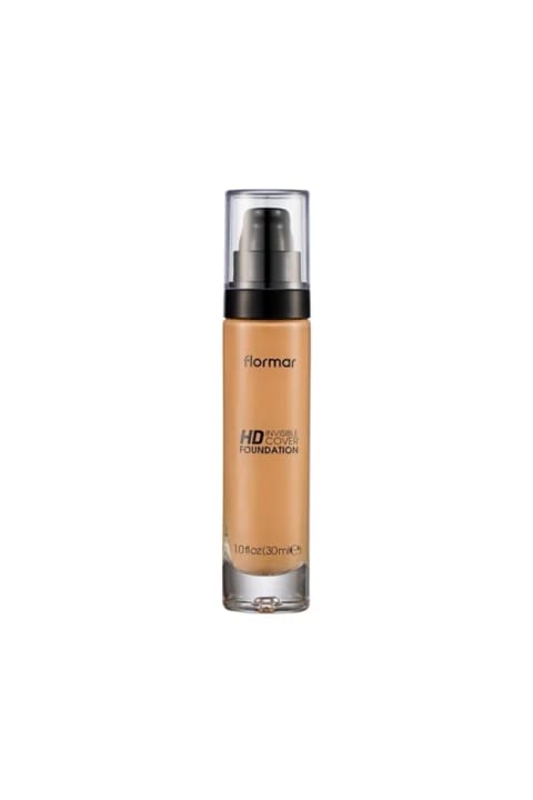 فونداسیون Flormar Invisible Cover HD شماره 100 Medium Beige