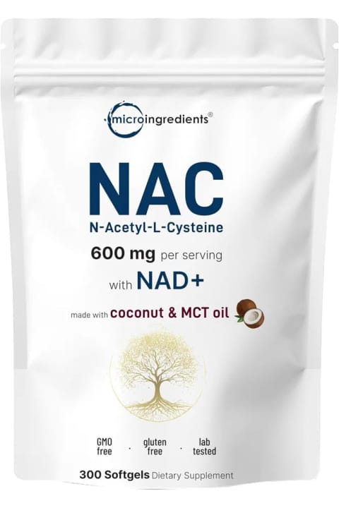 Micro Ingredients Na.c با Nad+، 300 سافت‌جل، ساخت آمریکا DaphneLabs