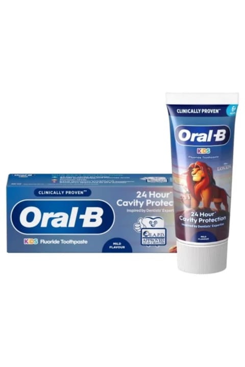 خمیردندان Oral-B Kids 6+ شیر شاه 60 میلی‌لیتر