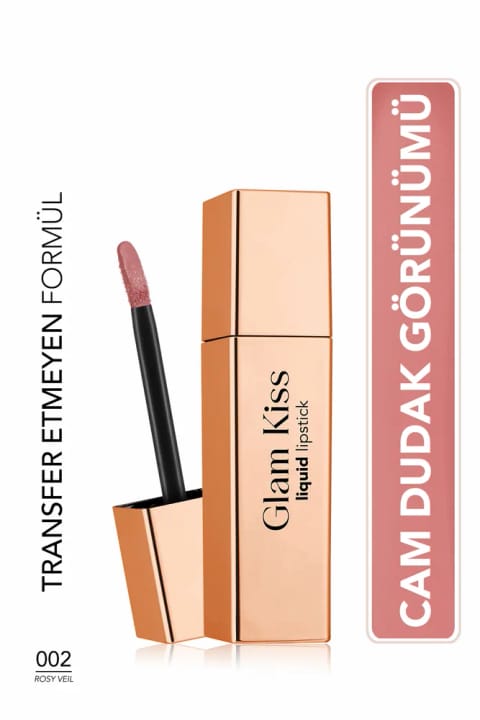 Flormar Glam Kiss براق کننده لب با رنگدانه بالا و مرطوب کننده شیشهای