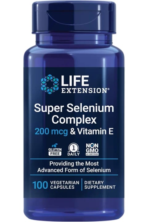 Life Extension سوپر سلنیوم کمپلکس، 200 میکروگرم، 100 کپسول